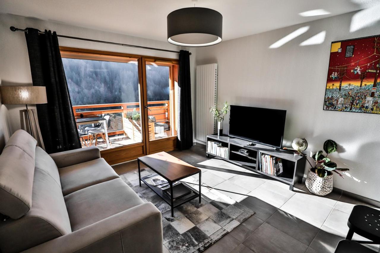 Appt Primeveres - Centre Village, Vue Montagne - Aravistour Saint-Jean-de-Sixt Exterior foto